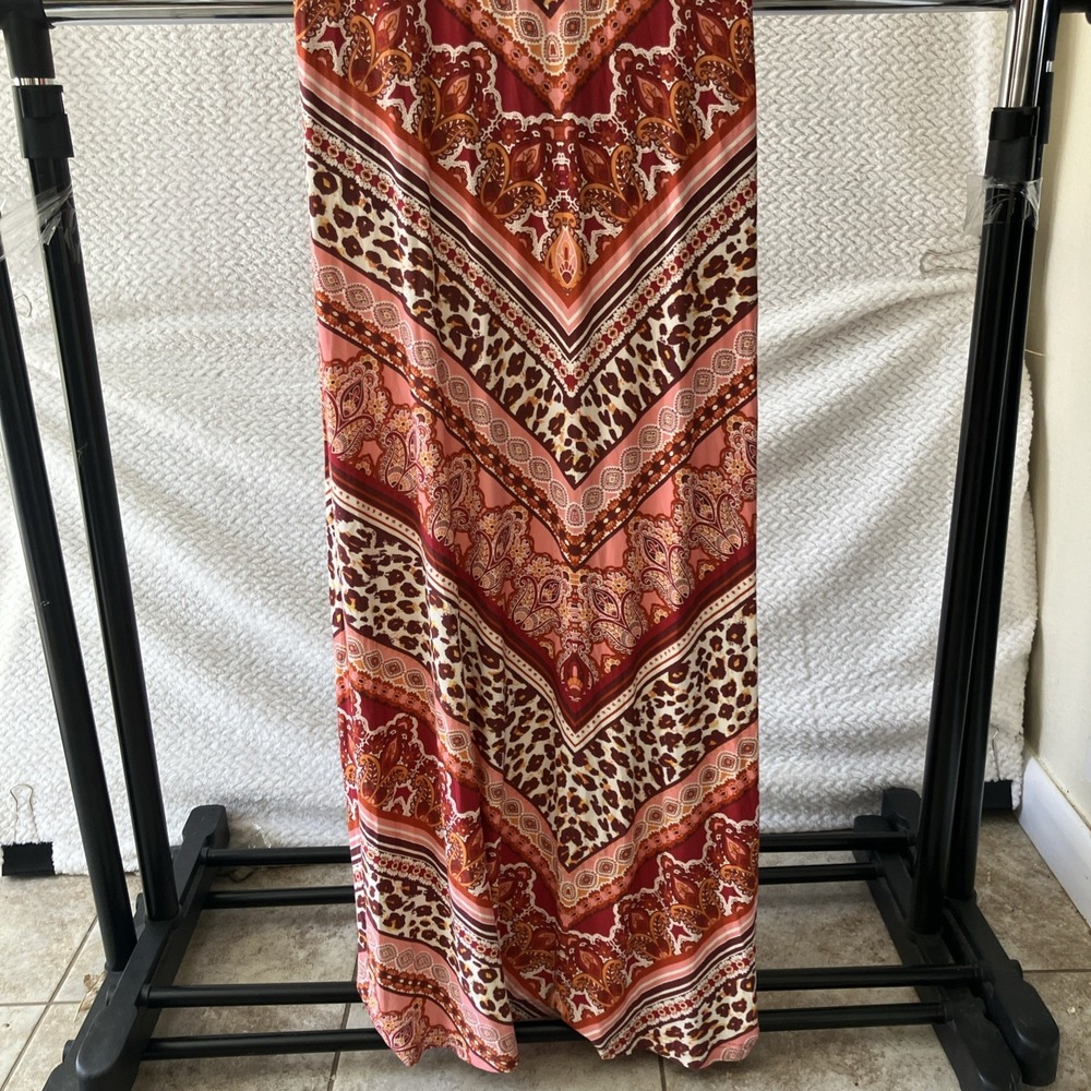 NWT Tommy Bahama Paisley Arcata Maxi Dress XS Rayon Vacation Wedding Boho $168 - Picture 8 of 11